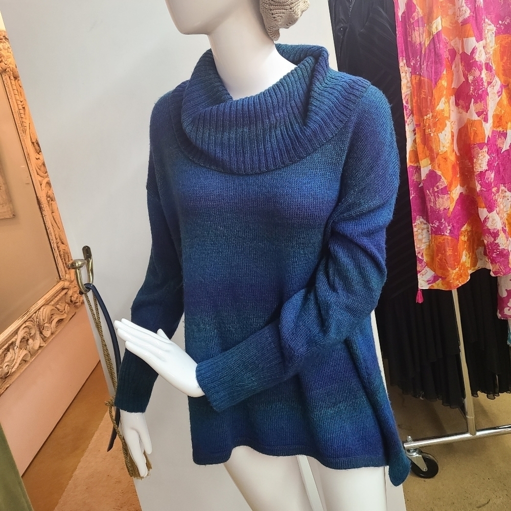 Investment Cowl Neck Sweater